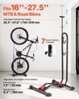 Vevor Bicycle Storage Floor Freestanding Bike Rack For 16 To 27 5 Inch Mtb Bike