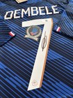            Ousmane Dembele Hand Signed France Home Jersey Beckett Coa            