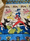 Vintage 1994 Mighty Morphin Power Rangers Twin Size Comforter - Great Condition