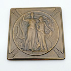 1904 St Louis Universal Exposition Silver Medal Louisiana Purchase Original Box