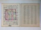 Ingham  Livingston County Plat Map  1873 Atlas Of Michigan  Business Patrons Pg 