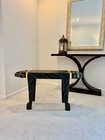 Hand Carved Indian Or Balinese Folk Art Table Bench One Of A Kind  