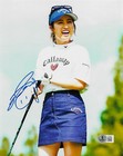 Yuna Nishimura Signed 8x10 Autographed Bas Golfer Lpga Japan 60