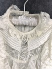 Antique Baby Doll Dress Christening White Cotton Lace Bust 26 Original 1890 