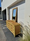 Henry Link Wicker 9 Drawers Dresser  W  Mirror