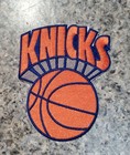 New York Knicks Large Vintage Style Patch  Embroidered  Iron On  4 x3 5 