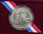 1993-p Thomas Jefferson 250th Anniversary Proof Silver Dollar Coin W coa