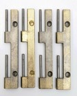 Vintage Diebold Safe Deposit Bank Box 5  Door Hinge Part   Replacement Set    b