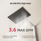 Mizudo Natural Gas Tankless Water Heater 80 000 Btu 3 6 Gpm For Bathroom Kitchen