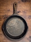 Vintage Lodge Cast Iron Skillet 9    6sk Frying Pan Double Spout Made In Usa