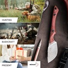 Boker Plus   Muk Fixed Hunting   Outdoor Knife 2 40  Skinner 14c28n Micarta Brown