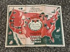 1933 Conoco Road Map  Colorado Used