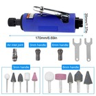 Air Die Grinder With 1 4  1 8  Collets 22000 Rpm Pneumatic Die Grinder Kit