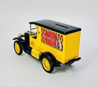 Coca Cola Ertl Die Cast Metal Coin Bank Delivery Truck Yellow Black Chevrolet