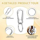 4 Pack Keychain  Metal Key Chain  Sturdy Key Ring  Key Rings Key Organizer Keych