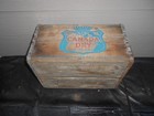 Vtg Canada Dry Ginger Ale Soda Pop Bottle Wooden Crate Adv Sign 16x11x8 In -xx45