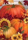 Briarwood Lane Autumn Pumpkin Trio Garden Flag