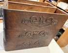 6 Vintage Oak Singer Treadle Sewing Machine Drawers 14 25  Long 4 5  Wide 4 tall