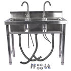 Stainless Steel Utility Sink 3 Compartment Commercial Sink For Restaurant