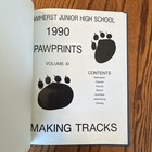 1990 Junior High School Yearbook Annual Amherst   Virginia - Pawprints