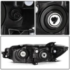 Camry 2015-2017 Headlight Pair Hb3 H11 Black Housing Clear Lens Amber Reflector