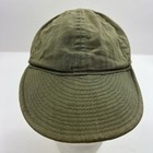 Vintage Wwii Mechanics Cap A-3 Hat Green Herringbone Military Air Force