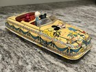 Vtg Marx Walt Disney Parade Car Tin Litho Wind Up Toy Mickey Mouse Donald Duck