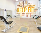 3d Gym Keep Fit Zhua5721 Wallpaper Wall Murals Removable Self-adhesive Amy