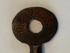 Vintage N  w Norfolk   Western Railroad Steel Hollow Barrel Opener - Htf