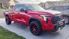 20x10 Off-road Monster Wheels M25 Gloss Black With Candy Red Milled Rims  4pcs 