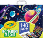 Crayola Inspiration Art Case Space Coloring Set  140pcs   Art Kit For Kids  Cray