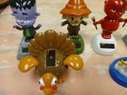 Halloween   Fall Solar Powered Dancing Toy Bobblehead Figures Lot A Of 6 Tested