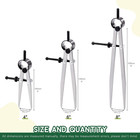 Keadic 3 Pcs Spring Wing Divider  4   6   8   Adjustable Lockable Steel Divider