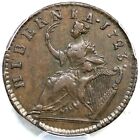 1723 M 4 77-gc 27 R-5 Pcgs Au 53 Wood s Hibernia Halfpenny Colonial Copper