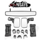 Fits Yamaha Rhino 450 660 700 Viking 700 Rear-view Wide Center Side Mirrors Sets