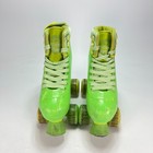 Crazy Skates Soda Pop Twist Green Adjustable Quad Roller Skates Youth Size 12-2