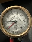 Vintage Brass Westinghouse-ashcroft Railroad Gauge 0-160 Psi 3 1 2    Tested