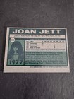  1977 Style Joan Jett Trading Card   Novelty Guitar Pick - The Runaways