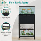 5-10 Gallon Fish Tank Stand  Aquarium Stand With Cabinet Storage For Aquarium St