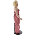Plymor Dsp-70b Black Doll Stand  Fits 12 - 17 Inch Dolls Or Action Figures