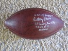 Usc Game Used Spalding Football 1972 Ncaa Champions Vs Oregon - Anthony Davis