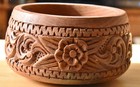 Vintage Carved Bowl Wooden Bowl Collectible Bowl Antique Bowl