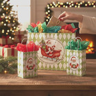 Jolly Santa Design Gift Paper Bag Choose Size   Package Amount