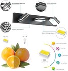 Led Bathroom Vanity Light 3-light 24  Matte Black Wall Fixture Over Mirror 6000k