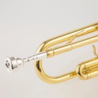 New 4335 Bb Trumpet B Flat Brass Silver Plated Professional Trumpet With Case