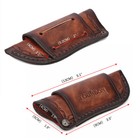 Tourbon Pocket Folding Knife Sheath 4  Fixed Blade Belt Holster Cover Camping