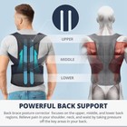 Back Brace Posture Corrector For Men And Women - Upper And Lower Back Support
