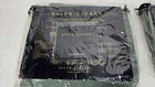 Brand New Set Of 2 Ralph Lauren Delaunay Velvet Blue Standard Shams Pillowcases