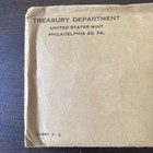 1957 Proof Set 90  Silver Franklin Half Quarter Dime 5 Coins Original Envelope