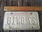 1988 Original Tennessee License Plate   27-8w18 Robertson County
